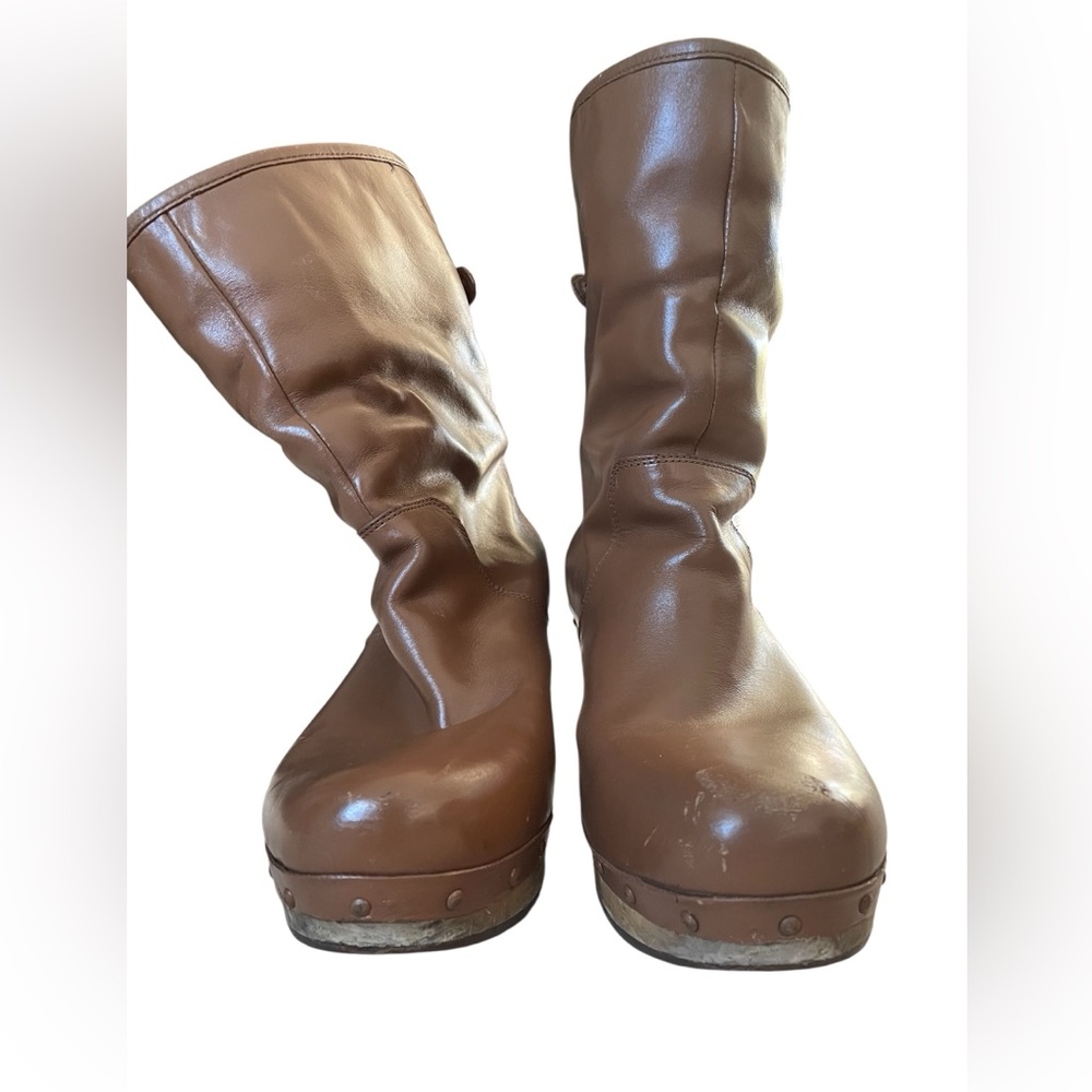 UGG Women's leather Shearling Lined Clogs - Picture 16 of 16